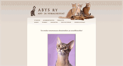 Desktop Screenshot of abys.fi